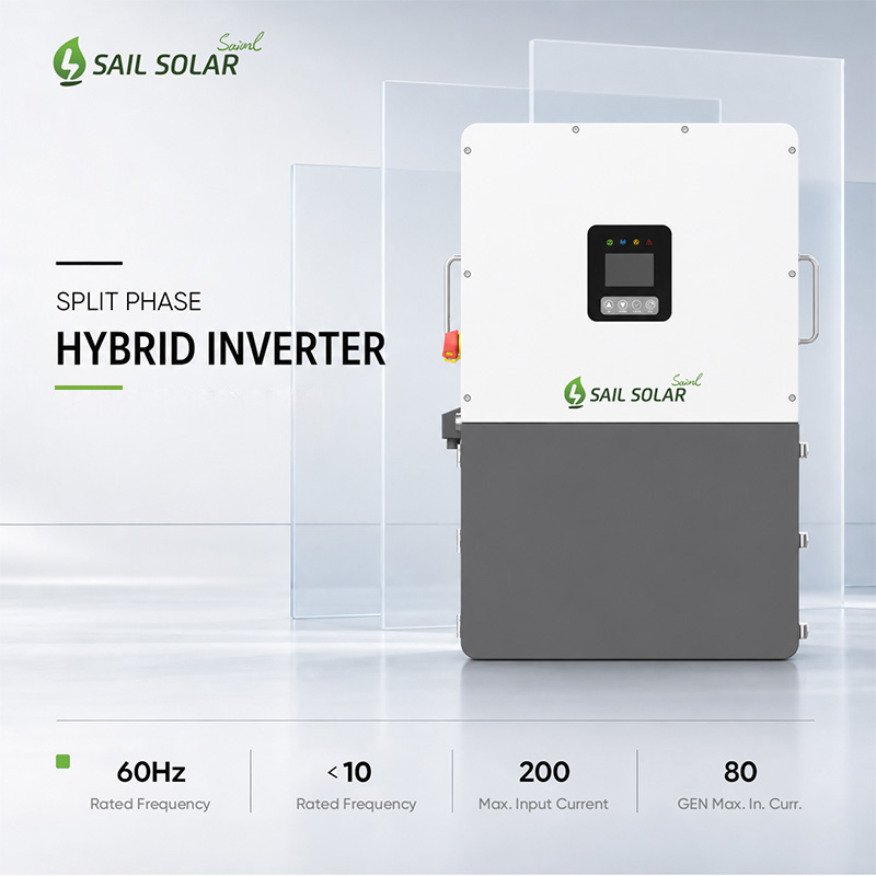 SAIL SOLAR Split Phase 3 MPPTs 8-15kW Hybrid-Wechselrichter für den Wohnbereich